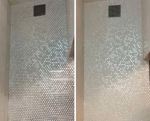 Shower Restored by Our Tile and Grout Cleaners in North Myrtle Beach, SC