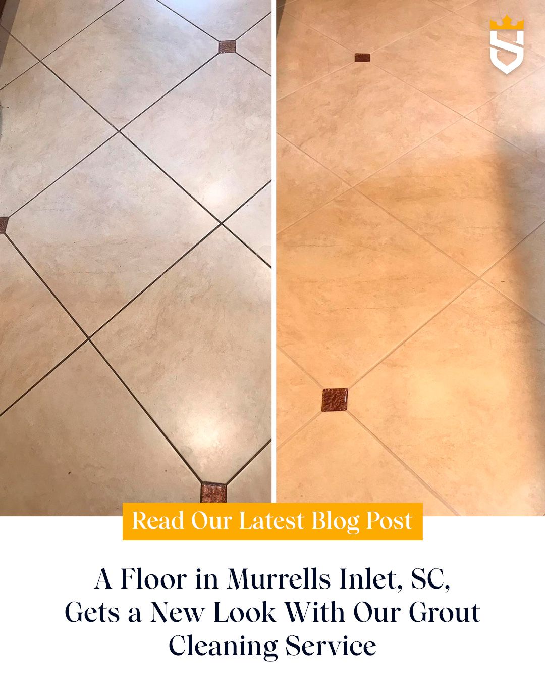 A Floor in Murrells Inlet, SC, Gets a New Look With Our Grout Cleaning Service