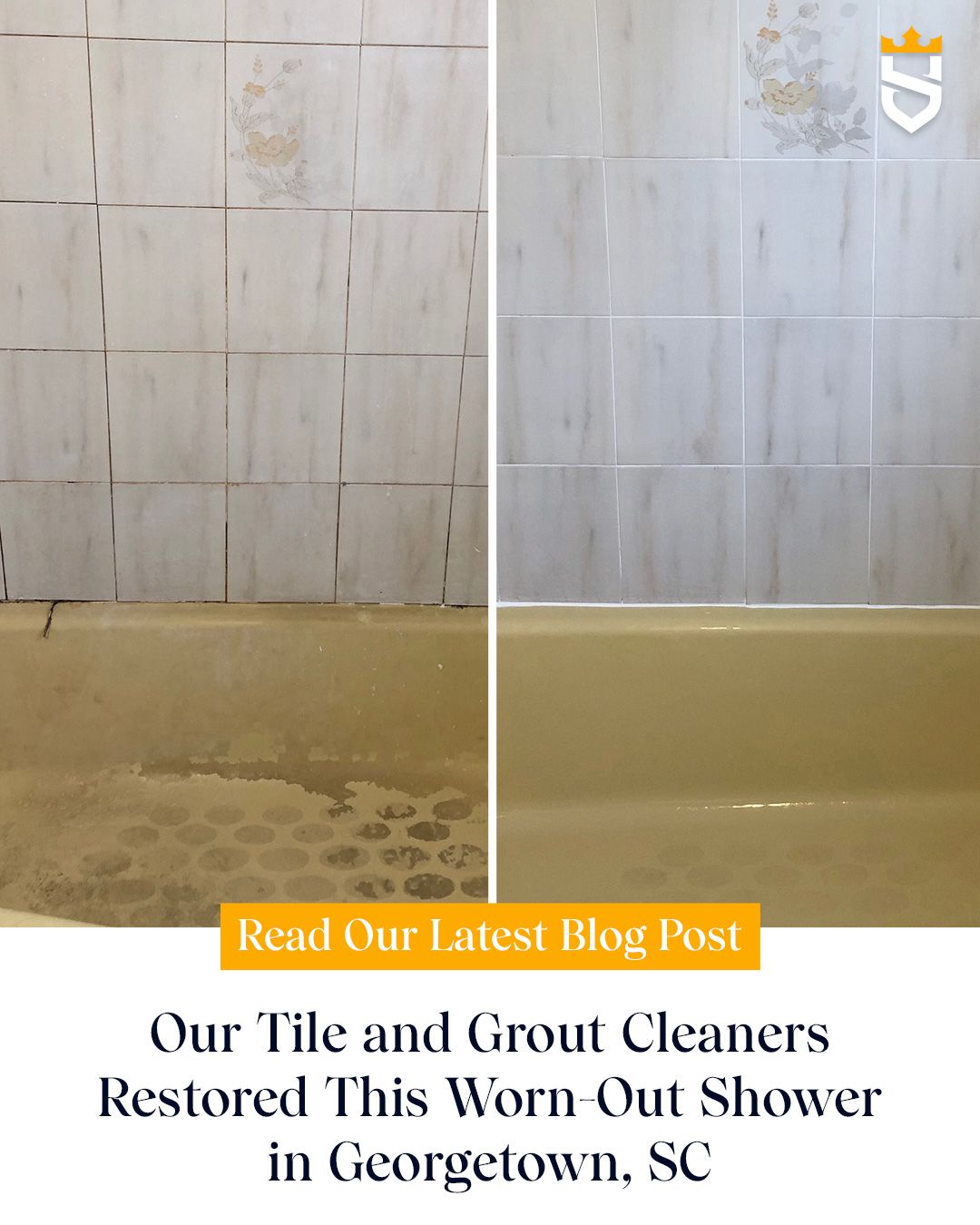 Our Tile and Grout Cleaners Restored This Worn-Out Shower in Georgetown, SC