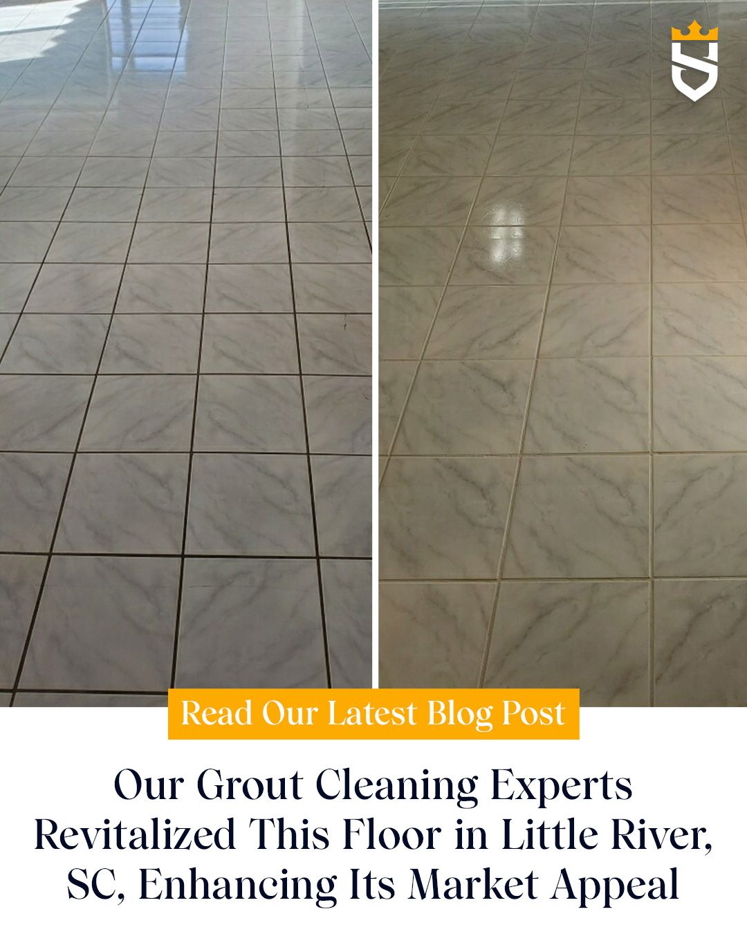 Our Grout Cleaning Experts Revitalized This Floor in Little River, SC, Enhancing Its Market Appeal