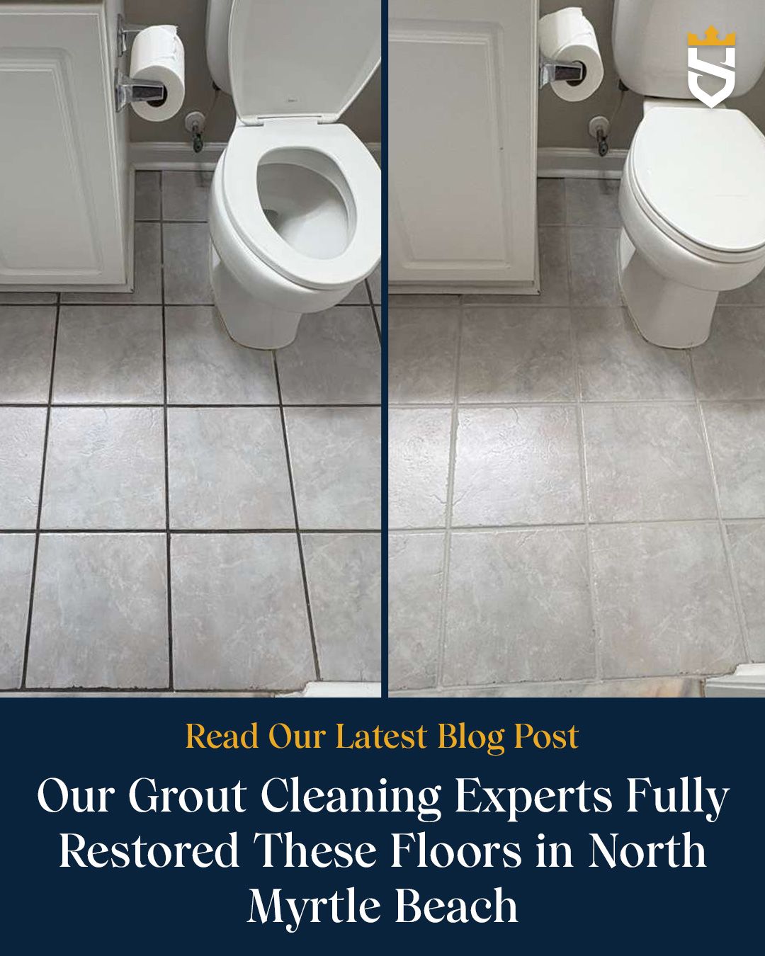 Our Grout Cleaning Experts Fully Restored These Floors in North Myrtle Beach